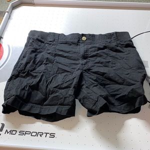 black shorts